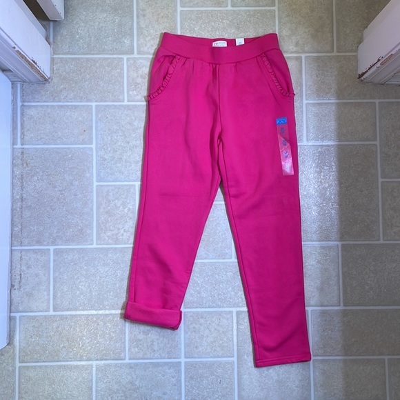 BNWT Children’s Place Pink Joggers Medium 7/8 - Picture 1 of 8